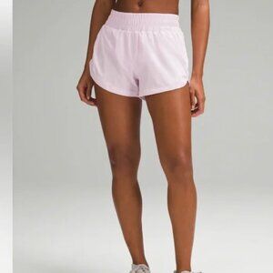 LULULEMON | Pink Track That Hugh Rise Lined 3” Shorts